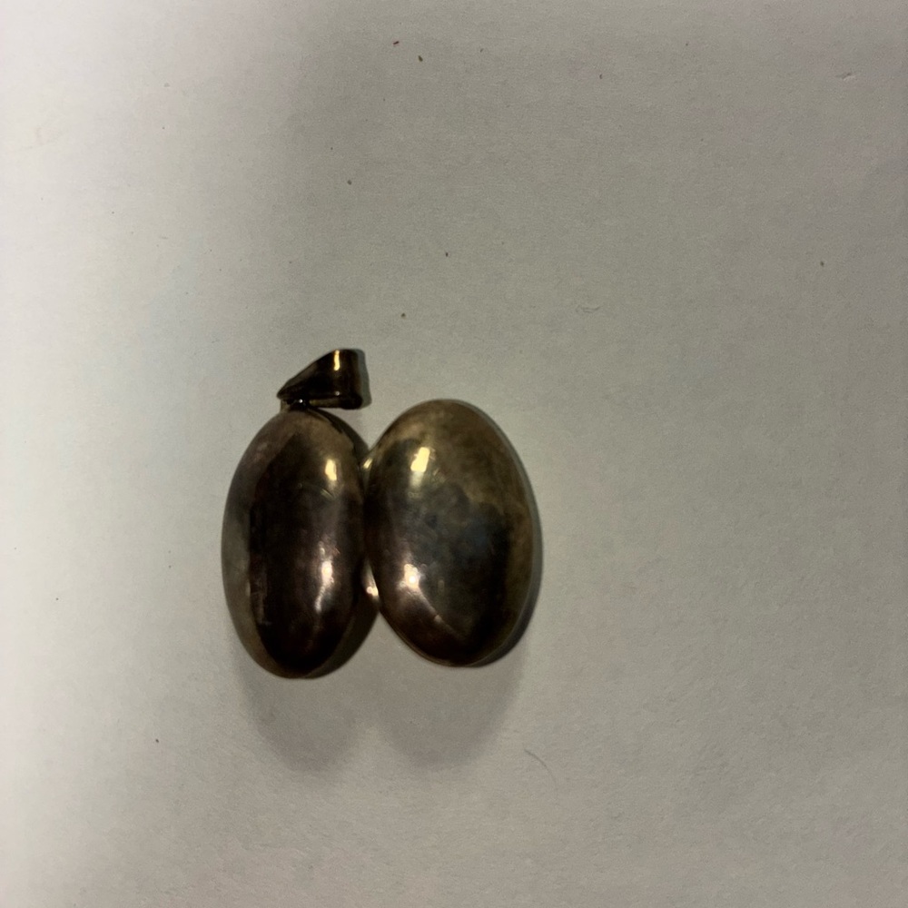 Oval Silver Pendant 925